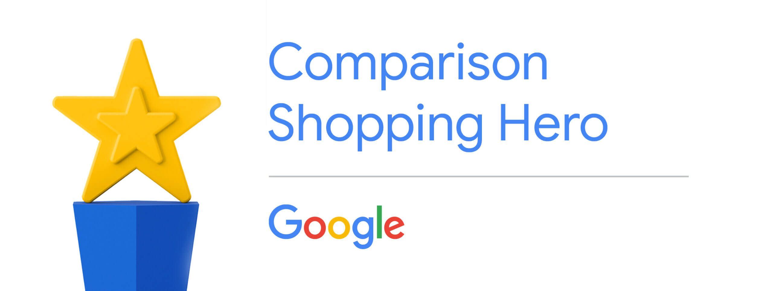 Google Comparison Shopping Hero badge