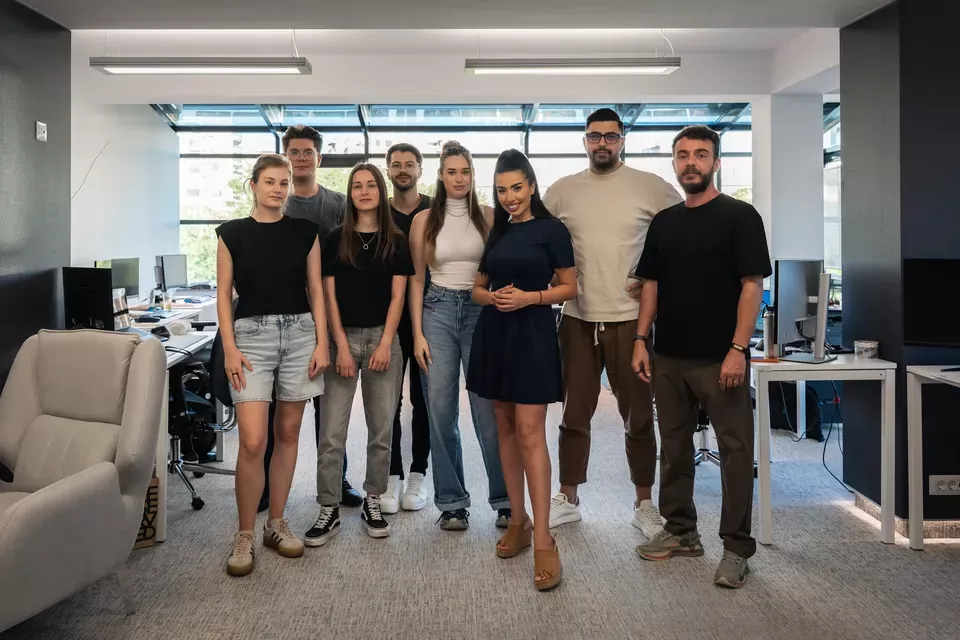 The BigConvert team, a performance marketing agency for eCommerce, in the Bucharest office